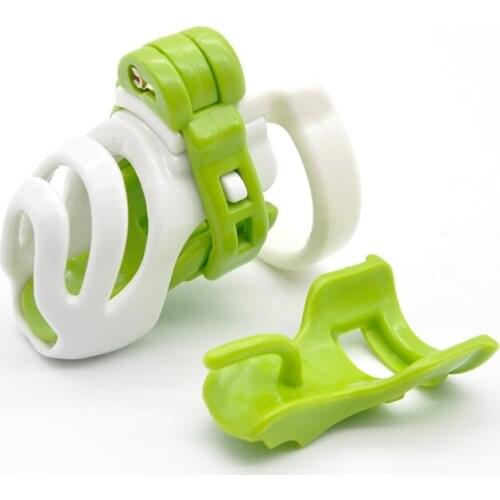 Male Masturbating Sex Training Couple Sex Games AV Game Penis Exercise Biosourced Resin Male Small Chastity Devices A357-3