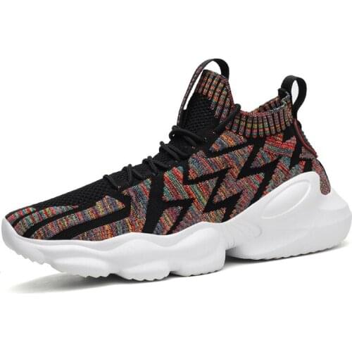 New Womens Flat Shoes Summer 2021 Comfortable Breathable Fashion Socks Shoes Mesh Shoes Women Platform Shoes Sports