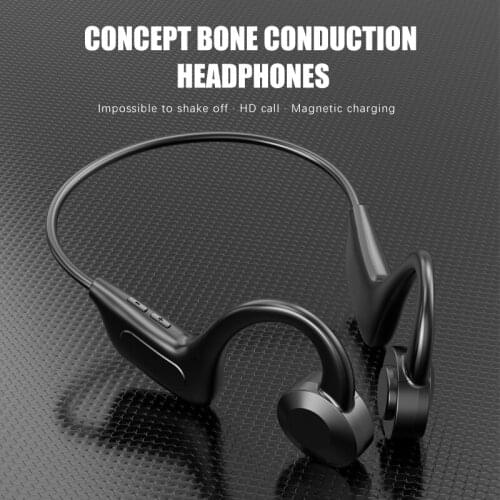 New VG02 Bluetooth-compatible Earphone Conceptual Bone Conduction Headphone TWS Sport Waterproof Wireless Headset
