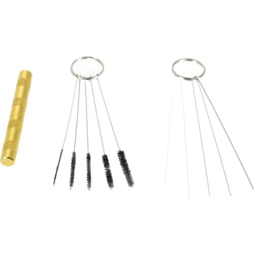 Professional Hot Sale Airbrush Accessories Air Brush Cleaning Repair Tool Kit Airbrushes Needle Brush Set Spray Gun Tools