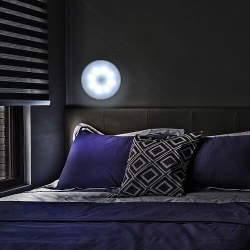 Sensor LED Night Lights Built-in Rechargeable Lithium Battery Under Cabinet Lamp Wardrobe Kitchen Bathroom Bedroom Home Lighting