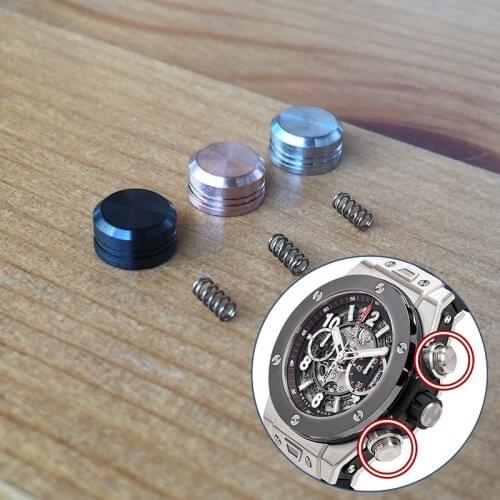Steel button pusher for HUB Hublot Big Bang UNICO 45mm 411 automatic watch parts tools