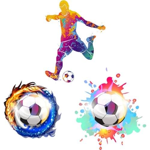 Thermal Patches Sports Football Club Thermo-Stickers On Clothes Iron Stickers On T-Shirts Badge On The Back Boys Heat Transfer