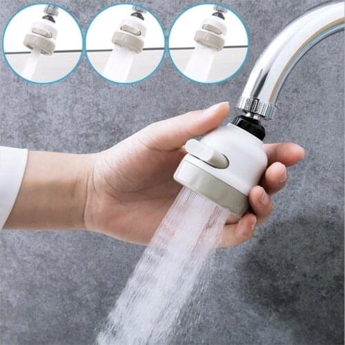 Water Save Rotatable Three-speed Switch Water-saving Anti-splash Rotating Faucet Filter Sprayer Diffuser Kitchen Faucet Advanced