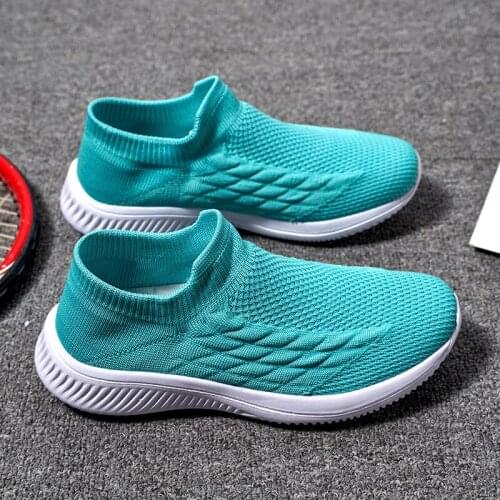 Shoes For Women 2021 New Womens Designer Shoes Outdoor Non-slip Knitted Breathable Mesh Casual Shoes Sapatos Casuais Femininos