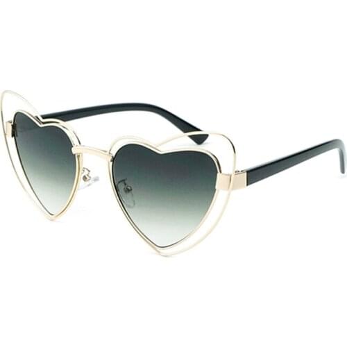 Heart Women Sunglasses Brand Designer Vintage Sun Glasses for Female Retro Sunglasses-women Oversized Woman Glasses Luxury Uv400
