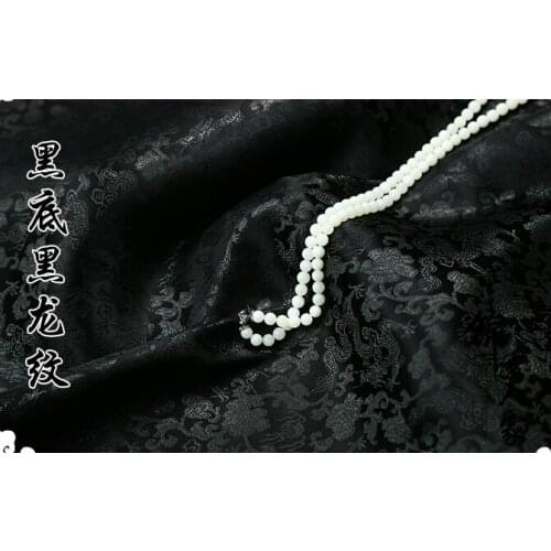02 DIY Garment Sewing Supplies & Fabrics Brocade and Satin Fabric Dragon Series ofTang Qipao Silk and Satin Fabrics