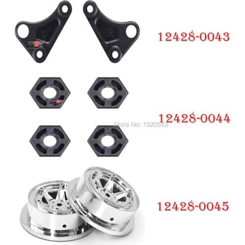 12428-0043 Left Right Commutator 12428-0044 Combiner Hex Seat 12428-0045 Wheel Hub Spare Parts For WLtoys 12423 12428 RC Car