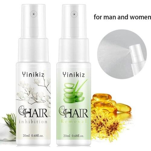 2/5pcs 20ml Hair Removal Spray Painless Safe Hair Inhibition Spray Hair Growth Inhibitor For Face Arm Leg