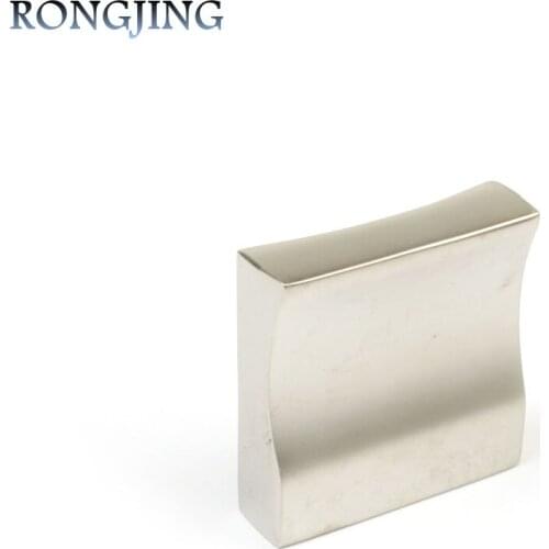 2x Square Modern Kitchen Cabinet Drawer Knobs Cupboard Closet Dresser Drawer Handles Wine Box Nickel Puls