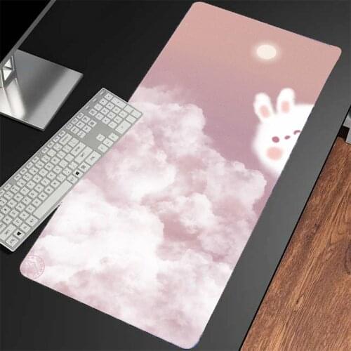 Large Mouse Pad Camouflage Cloud Computer Gaming Accessories Rubber Desk Mat Xl One-piece Notebook Carpet Mini Pc Mousepad 40x80