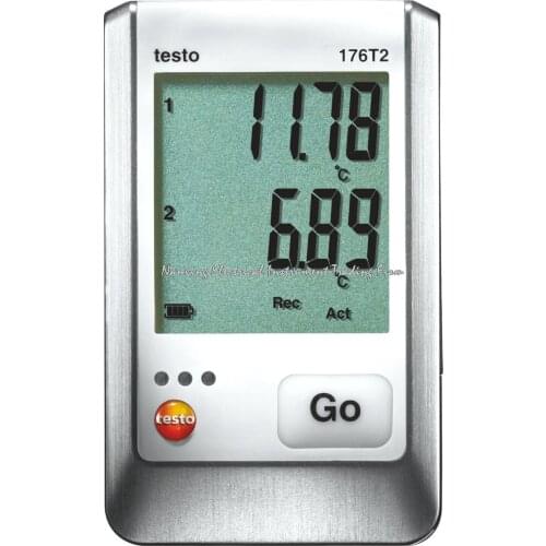 Fast arrival TESTO testo 176 T2 - Temperature logger 2 million readings reliable temperature monitoring on two channels