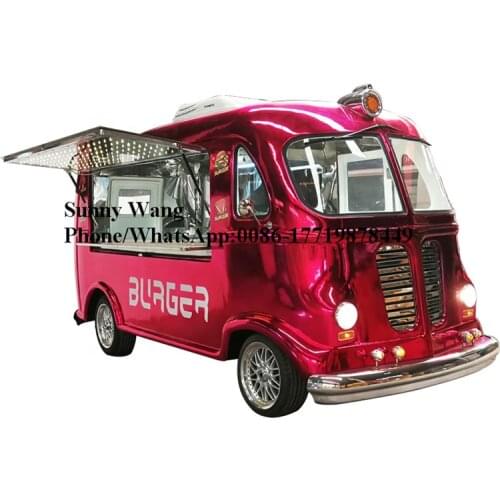 Electric cotton candy crepe and ice cream food truck mobile coffee trucks fast food truck for sale