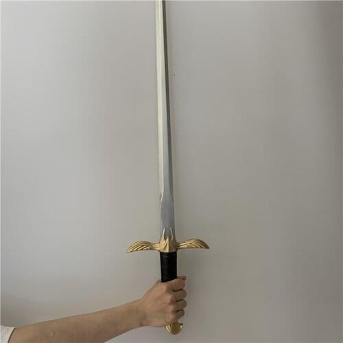 87cm Game Anime Cosplay Golden King Sword Prop 1:1 Sword Weapon Role Play Gift Safety PU Gold Wing Sword