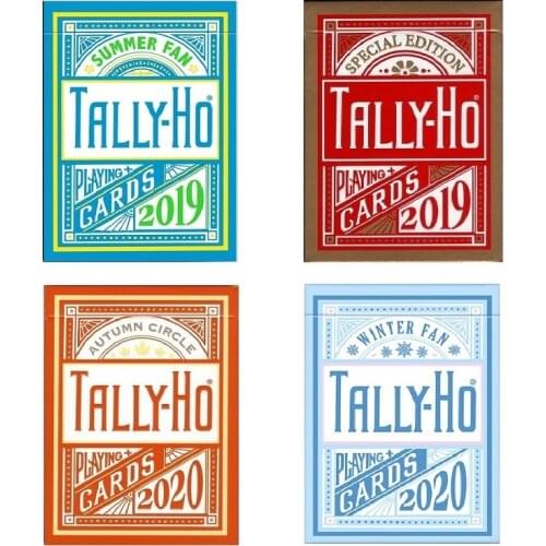 Tally-Ho Season Series Playing Cards USPCC Bicycle Cardistry Deck Poker Size Card Games Magic Tricks Props for Magician