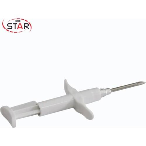 Animal Id Implantable Syringe Pet Microchip Injector Rfid Tag 2.12*12mm Kit X40