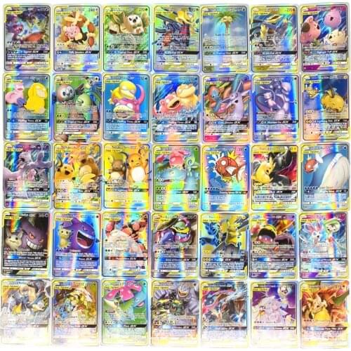 2021 Best Selling Shining Vmax Pokemones Cards Game Battle Carte 60/100/120/200 Pcs GX EX MEGA Trading Cards Game Children Toy