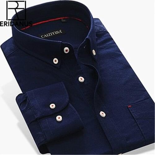 Spring Summer 2017 New Arrival Long Sleeve Business Men Dress Shirts Super High Quality Classic-fit Candy Colors Shirt M492