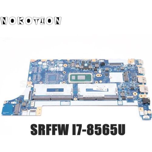 NOKOTION FE490 FE590 FE480 NM-B911 MAIN BOARD For Lenovo ThinkPad E490 Laptop Motherboard SRFFW I7-8565U CPU DDR4