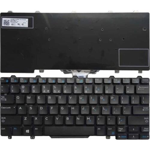 NEW US laptop keyboard For DELL Latitude E7270 068TTC US keyboard