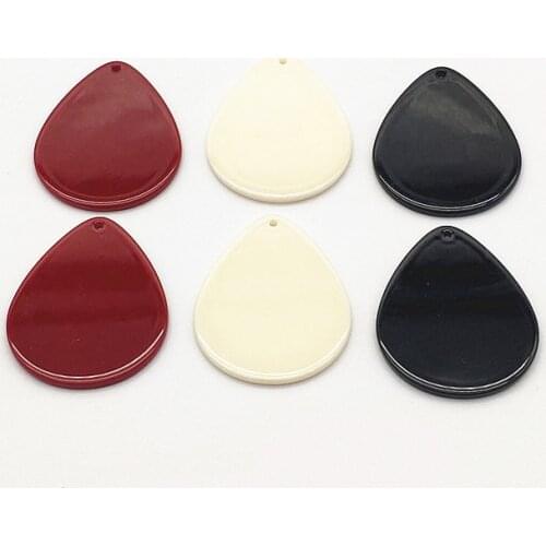 New Arrival! 40x32mm 50pcs Acrylic Drop Shape Charm for Handmade Earrings make DIY Parts,Jewelry Accessories Findings&Component