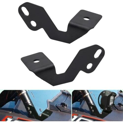 2 X Work LED Light Bracket A-pillar Strip Lamp Stand For POLARIS RZR XP 1000 900 Side Pillar Metal LED Light Mounting Bracket