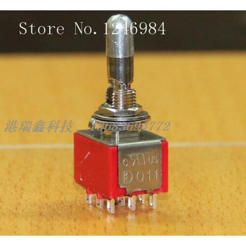 [SA]T8305-LKBQ nine foot interlocking three -way toggle switch stalls M6.35 Deli Wei anti-error latch neck Q11--10pcs/lot