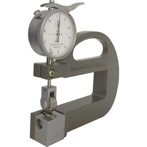 SHAN Mechanical Dial Continuous Thickness Gauge 0.01mm(0-10MM) Thickness Meter