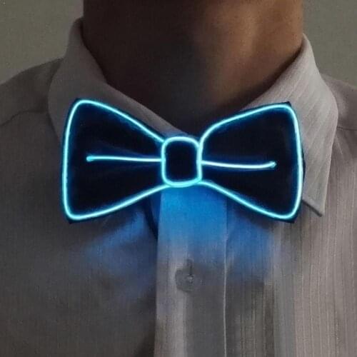 Led Bow Tie Available Blinking El Bowtie Led Bow Tie Party For Mens Gift Supplies Up Marriage Light K4R5