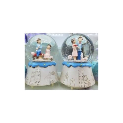 Luminous Musical Inkjet Snow Globe Mh-96