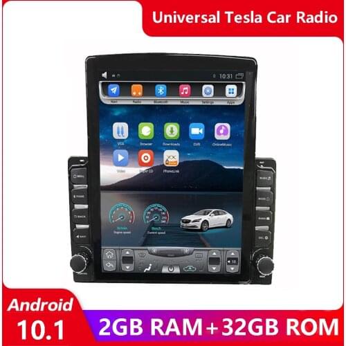 9.7 inch Universal Tesla Screen Android 10.1 With 2G 32G Car Radio Player Gps Navigation Stereo Video Multimedia Screen