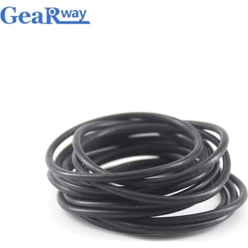 O Ring Seal Gasket 2mm CS Black NBR Rubber O Ring Seal 31/32/33/34/64/65mm OD Oil Resistance O Rings Rubber