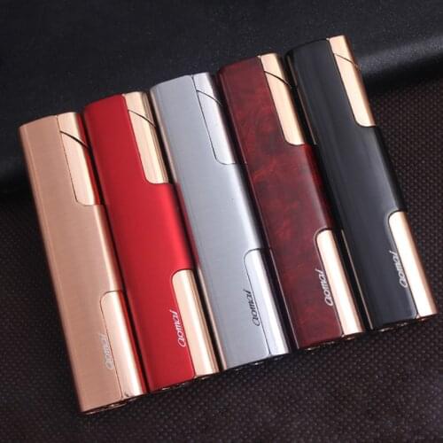Pipe Lighter Compact Jet Butane Lighter Torch Turbo Gas Cigarette 1300 C Fire Windproof Stripe Lighter No GAS