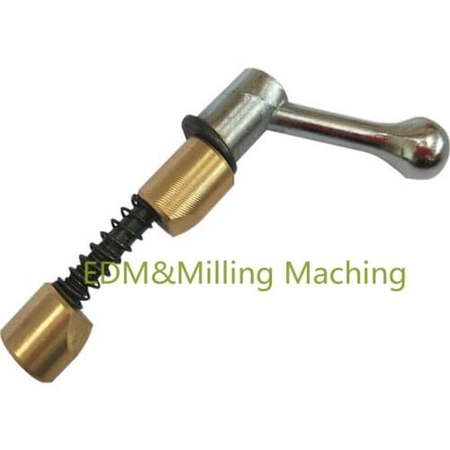 1x CNC Milling Machine M8 Mill Machine Head Table Lock Bolt Handle Crank Copper Cap For Bridgeport Tool