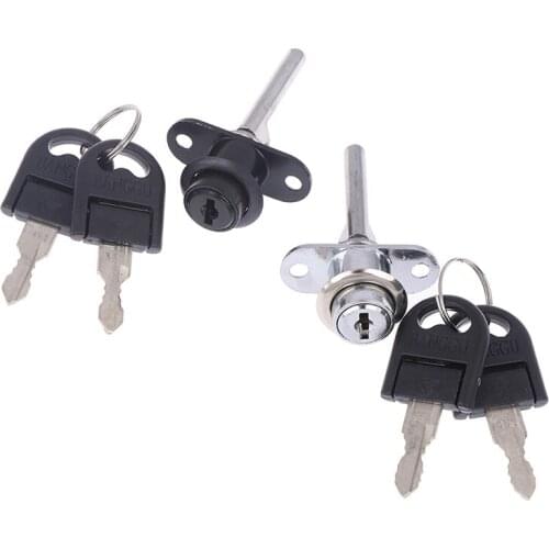 1PC Zinc Alloy Cam Cylinder Locks Door Cabinet Mailbox Drawer Cupboard Locker Security Furniture Lock With Plastic Keys Hardware