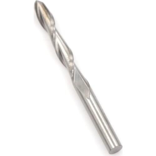 2pcs milling 22mm 3.175mm cutter Metal Flute Carbide CNC Ball Nose End Mill Bits DIY Tool