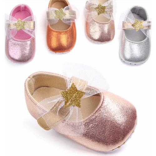 Fashion Baby Shoes Infant Soft Sole First Walkers Girls Princess Shoes