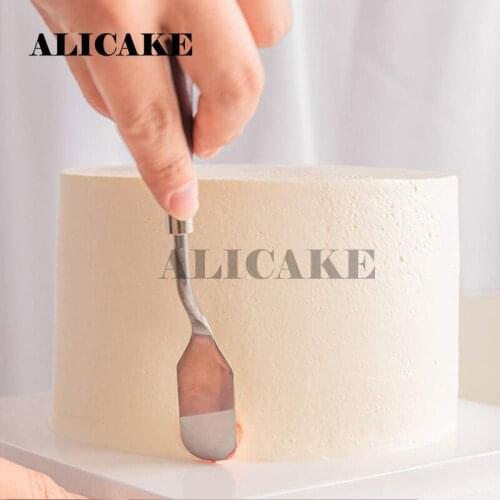 5Pcs Cake Cream Spatula Cake Painting Scraper Stainless Steel Palette Knife For Cake Decorating Pastry Fondant Chocolate Tools