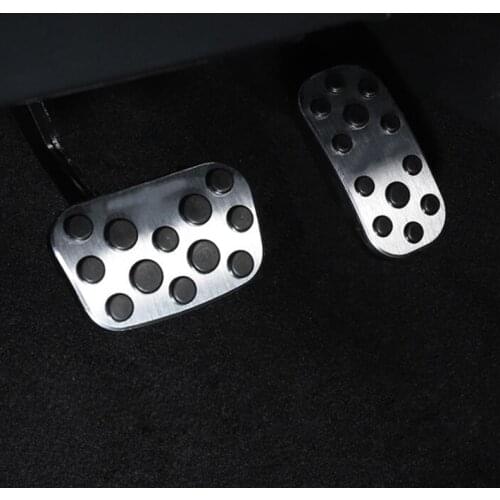 Car Aluminum alloy gas accelerator pedal, brake pedal For Toyota C-HR C HR CHR 2016 2017 2018 , auto accessories