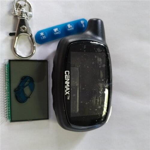 Two way alarm Russia Case for CENMAX ST-7A+7a LCD display for CENMAX ST7A 7A LCD keychain car remote 2-way car alarm