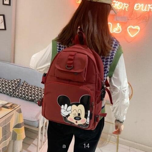 Disney Primary school childrens cartoon schoolbag mens 3D European and American cross border Mickey Mouse Backpack