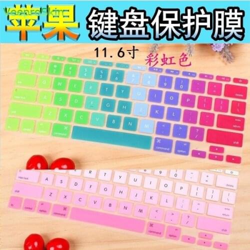 For Apple Macbook Air 11 11.6 inch A1370 A1465 A1370 1465 colorful Keyboard Cover skin US version only for 11 11.6 inch