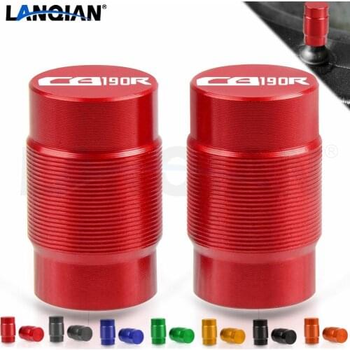 For Honda CB190R Motorcycle Aluminum Wheel Tire Valve Stem Caps CB 190R 2015 2016 2017 2018 CB 190 R Accessories