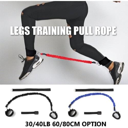 30/40LB Yoga Legs Resistance Pull Rope Exercise Training Tensile Expander Strength Workout Fitness Bands Gym Equipments 4 Sizes