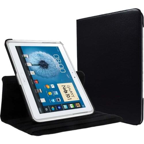 GT-N8000 N8010 multi Rotating Flip PU leather Case Cover for Samsung Galaxy Note 10.1 2012 edition tabelt folio Skin stand Case