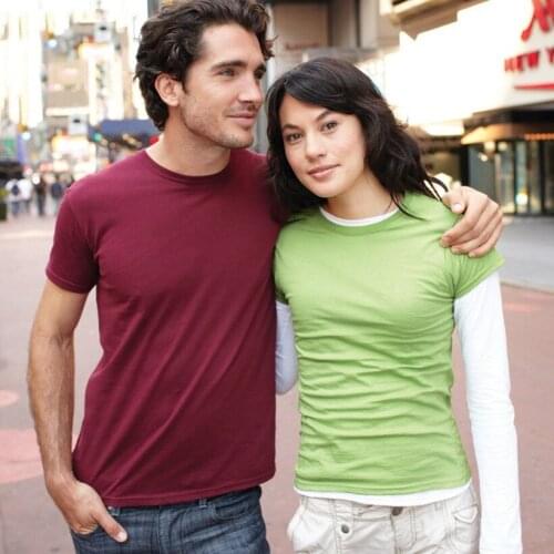 Mens And Womens Unisex T Shirts Short Sleeved Summer Male Classic Tees O Neck Solid Color 100% Cotton Casual Fashion 2021 New