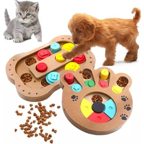 Dog Puzzle Toys Slow Feeder Interactive Increase Puppy IQ Food Dispenser NonSlip Bowl Pet Cat Dogs Food Training Game Toy