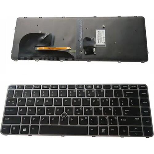 US English backlit Keyboard for HP EliteBook 840 G3 745 G3 745 G4 840 G4 848 G4 backlight