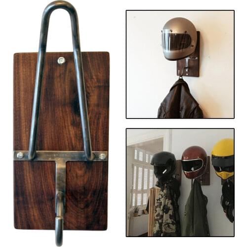 Metal Motorcycle Accessories Helmet Holder er Rack Wall Mounted Jacket Hook for Coats Hats Bags Caps Helmet Rack