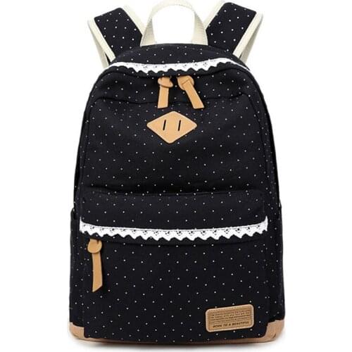 Fashion Backpack School Bags for Teenage Girls Travel Shoulder Backpack Bags Canvas Print Rucksack Laptop Backpack